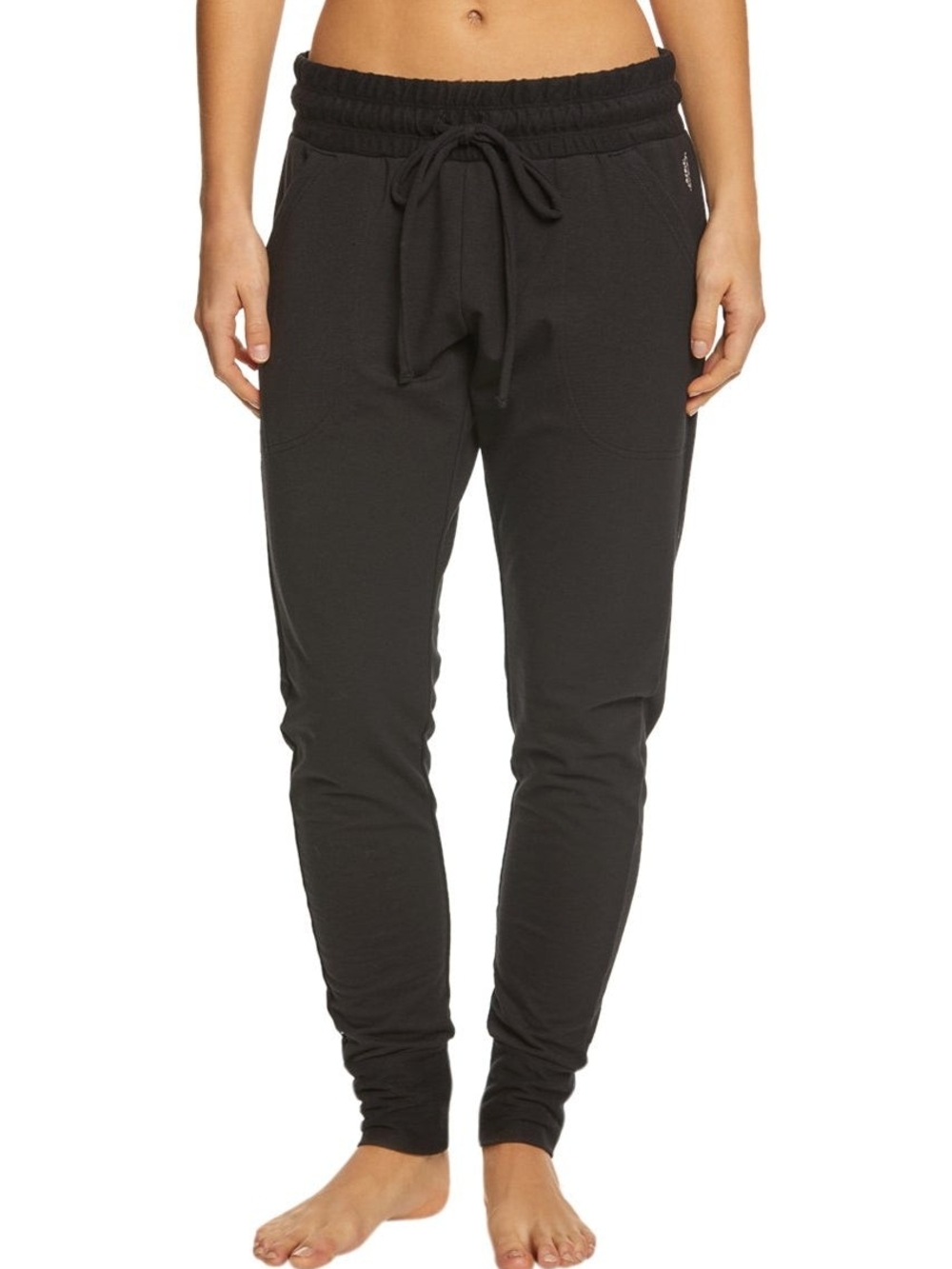 Free People Movement Black Sunny Skinny Sweatpant Joggers LARGE